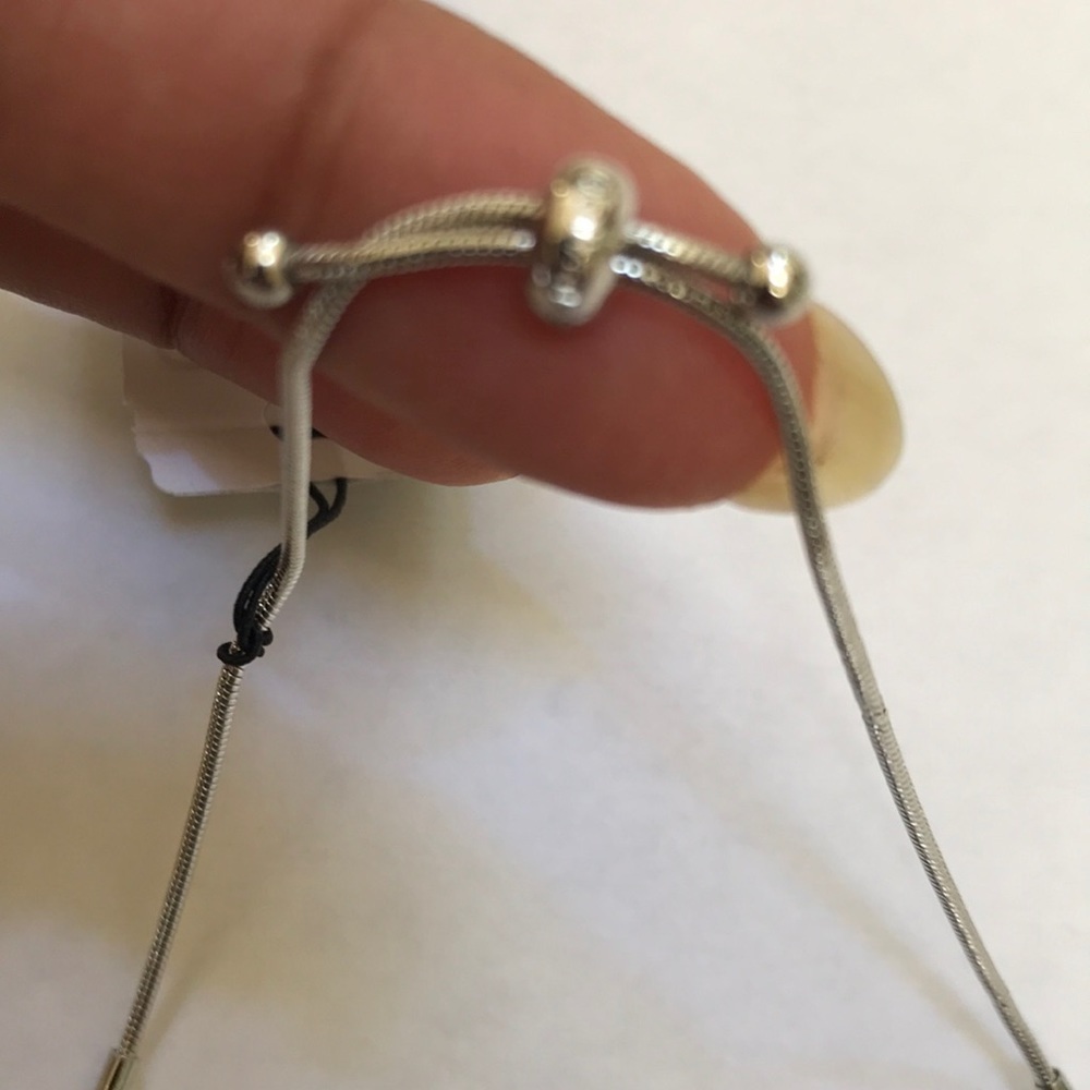 NWT! Givenchy rhodium halo slider bracelet . - Picture 6 of 6